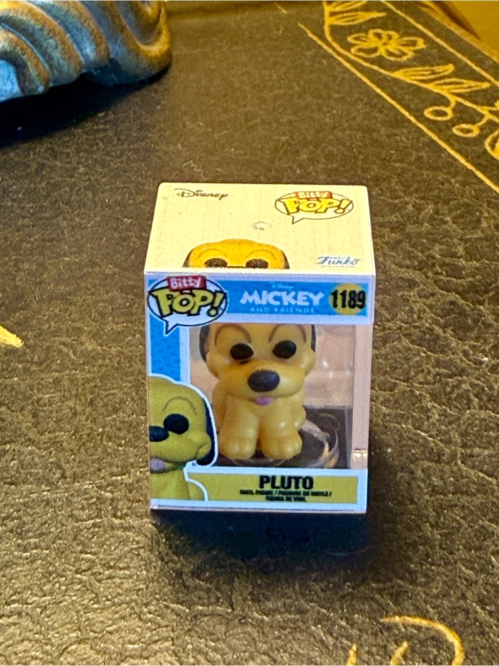 Funko Bitty Pop! Pluto Yellow Vinyl Figure in Box